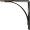 Ekena Millwork Morris Steel Bracket, Antiqued Brass 3"W x 10"D x 10"H BKTM03X10X10MOABS - alternate 9